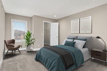 Spacious bedroom